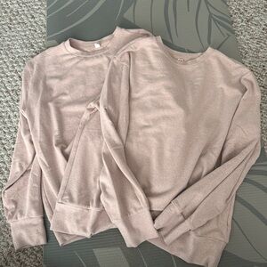Uniqlo Soft Knitted Fleece Shirt XS Pink Bundle of two